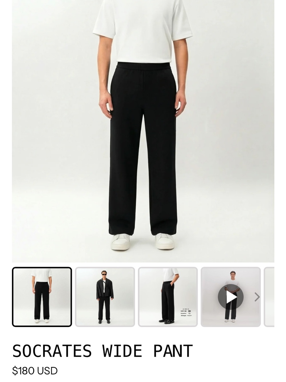 Men’s straight dress pants